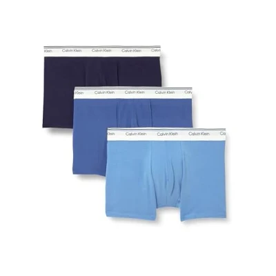 Image of Calvin Klein Trunk 3 PK Men&#039;s, MULTI (PCT/DFT/SIL), S
