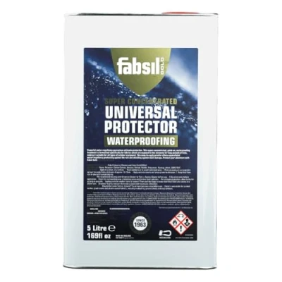 Image of Fabsil Gold Universal Protector 5 Litre Super concentrated, paint on waterproofer for tents, awnings, gazebos and garden furniture