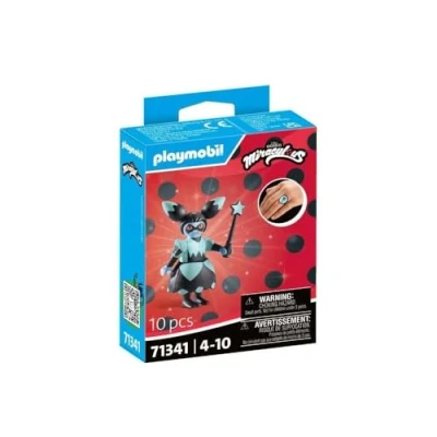 Image of Playmobil 71341 Miraculous: Puppeteer, Tales of Ladybug and Cat Noir, collector’s item, gifting toy fun imaginative role play, playsets for children ages 4+