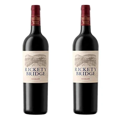 Image of Rickety Bridge Merlot 75cl x 2 Bottles 12.5% ABV