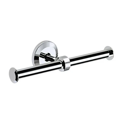 Image of Bristan SO DROLL C Solo Double Toilet Roll Holder Chrome Plated