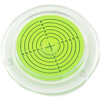 Image of Taskar Screw On Large Round Bullseye Bubble Spirit Level 100mm