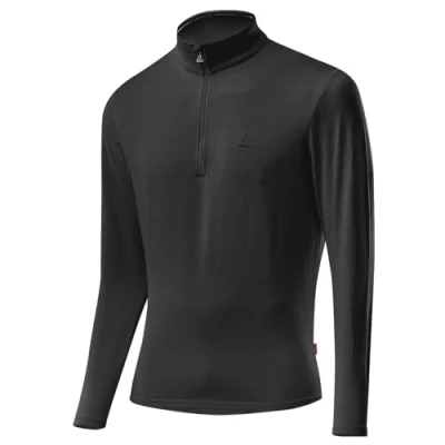 Image of LÖFFLER Löffler Transtex Basic CF Men&#039;s Sweatshirt, Men, Pulli Cf, black, 40