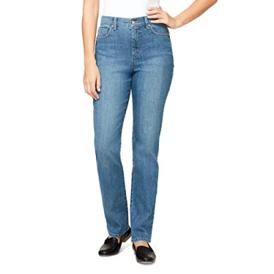 Image of Gloria Vanderbilt Women&#039;s Amanda Classic High Rise Tapered Jean Standard, Hartford, 16 Short