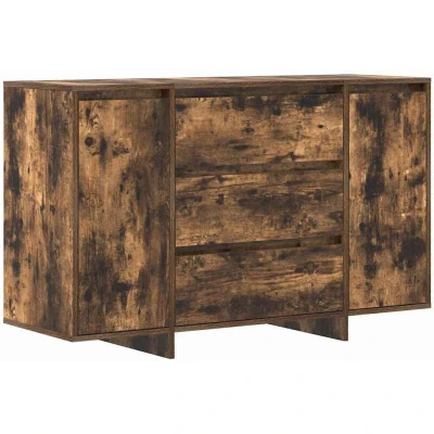 Image of vidaXL Sideboard Smoked Oak 120x41x75 cm Engineered Wood