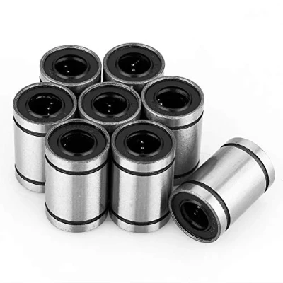 Image of Linear Ball Bearings, 8pcs LM10UU 10mm Bearing 3D Printer CNC Parts Bushing Motion Accessory