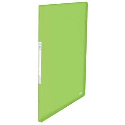 Image of Rexel Choices, 2115656, Translucent Display Book, A4, 20 Pockets, 40 Sheet Capacity, Green