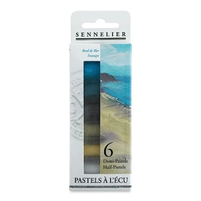 Image of Pastel case 6 Half Pastels Seaside