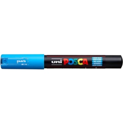 Image of Uni Ball Posca PC 1M Extra Fine Bullet Tip Marker Light Blue