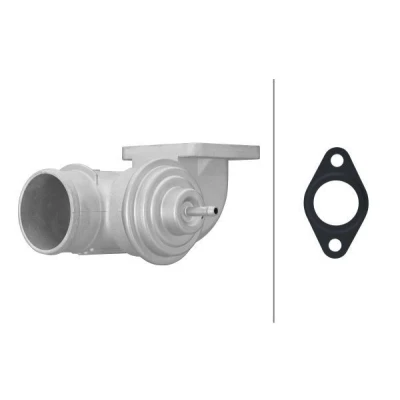 Image of 074129499B EGR valve HELLA 6NU 014 865 491 Pneumatic with gaskets VOLKSWAGEN: Transporter 4