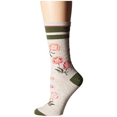 Image of Smart Wool Women&#039;s Rosey Posey Crew natural heather S (EU 34 27)