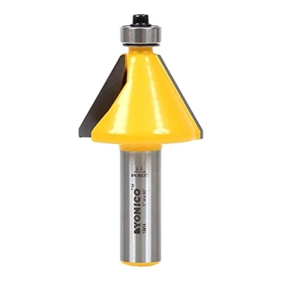 Image of Yonico 13914 30 Degree Bevel Edge Forming Router Bit 1/2 Inch Shank