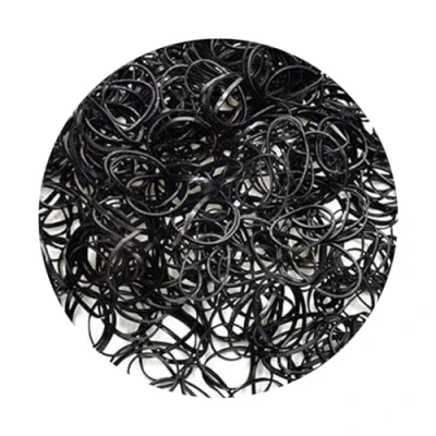 Image of TYGA Store Pack of 1000 Mini Rubber Bands Soft Elastic for Kids Hair, Braids Ponytail Pet Hairband Wedding Hairstyle and More (Black)