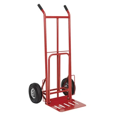 Image of Sealey Sack Truck with Pneumatic Tyres &amp; Folding 250kg Capacity
