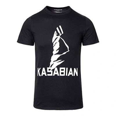 Image of Official Unisex adults Kasabian Ultra Face Tour T Shirt (Black) Medium