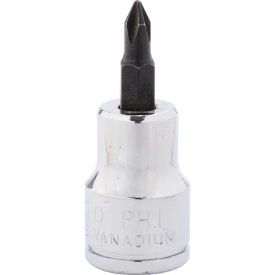 Image of Yamoto No.1 Phillips Screwdriver Bit 3/8&quot; Square Drive