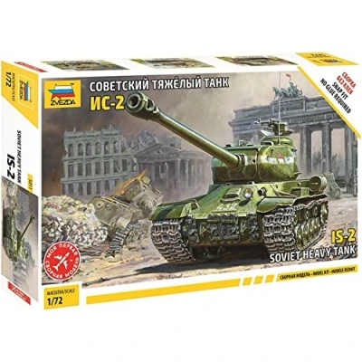 Image of Zvezda 500785011, 1:72 WWII Model Tank, IS 2 Stalin