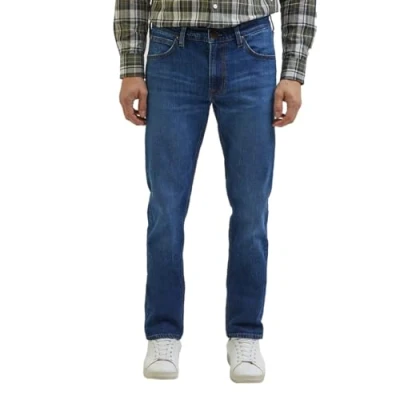 Image of Lee Men’s Jeans Daren Zip Fly, Regular Straight Fit, Leg