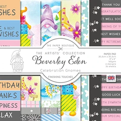 Image of PAPER BOUTIQUE Celebration Gnomes Finishing Touches Pad