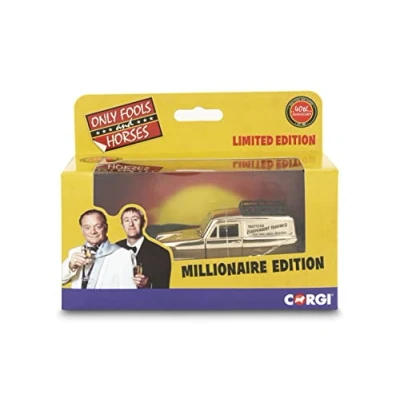Image of Only Fools and Horses Corgi Limited Edition Gold Millionaire Trotter Van Reliant