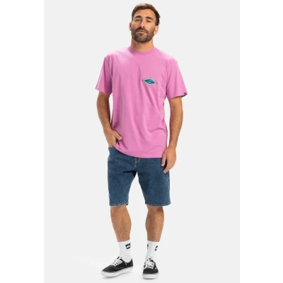 Image of Quiksilver Blast Print Tshirt, Size: Small, Php