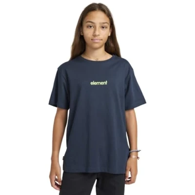 Image of Element Short Sleeved T Shirt Simple Logo SS Youth Blue L/14