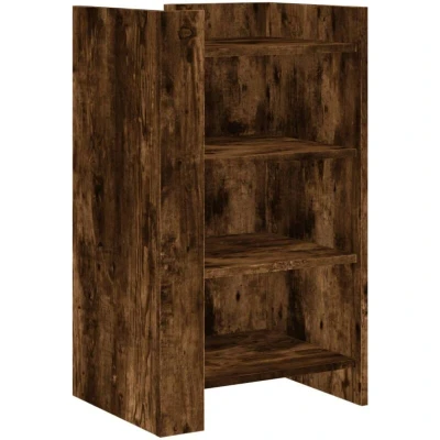 Image of vidaXL Sideboard Smoked Oak 45x35x75 cm Engineered Wood