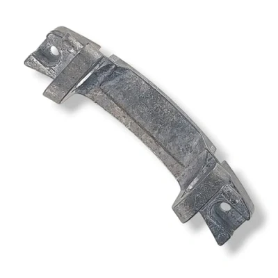 Image of DL pro Metal Door Hinge, Silver, 13.5 x 4.0 cm, for Bosch Siemens 00625486 Washing Machine