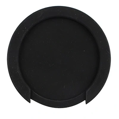 Image of Futheda 100mm Guitar Soundhole Cover Block Plug Screeching Halt Rubber Black for Acoustic Electric