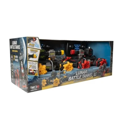 Image of RED5 Remote Control Drifting Lunar Battle Tanks IR Duo Pack with Smoke Effect