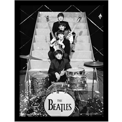 Image of Pyramid International The Beatles Poster in Frame (Photoshoot Design) Framed Print 30x40cm Official Merchandise