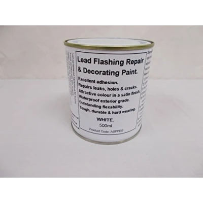 Image of 1 x 500ml White. Lead Flashing/Roof Repair &amp; Decorative Paint.