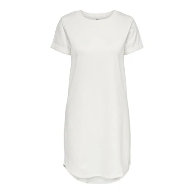 Image of JDY Women&#039;s JDYIVY Life S/S Dress JRS NOOS, Cloud Dancer, Small