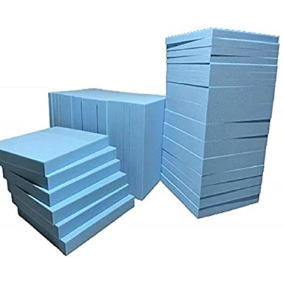 Image of Upholstery Foam Cut to Any Size Polyurethane Cushions Seat Pads High Density Sofa Chair Bench Headboard Campervan Cushion Replacement (30&quot; x 37&quot; 5&quot;, Blue)
