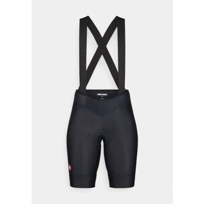 Image of Castelli Prima Bibshort Leggings, Women&#039;s, Size: 00L, Black