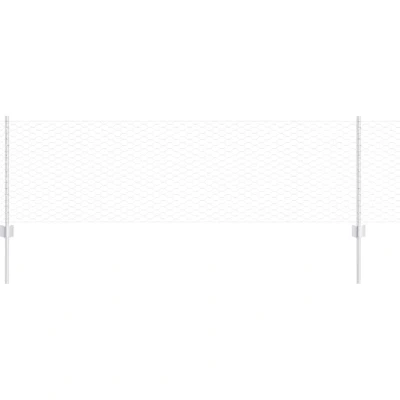 Image of vidaXL Fence Posts 11 pcs U Channel 60 cm Galvanised Steel
