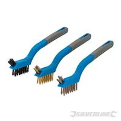 Image of Silverline Mini Wire Brush Set 3pce