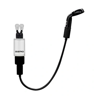 Image of Sonik Gizmo Litez Bob Bite Indicator Swinger Carbon White Black Bobbin for Carp Fishing Equipment Fishing, Colour: