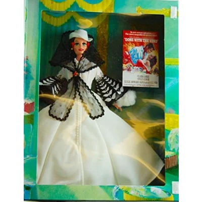 Image of Barbie® Doll as Scarlett O&#039;Hara (black and white dress)