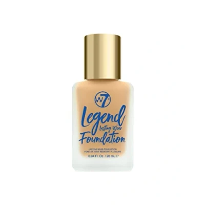 Image of W7 Legend Foundation Creamy Liquid for Poreless, Semi Matte Medium Coverage 28ml (Butterscotch)