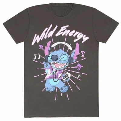 Image of Official Disney Stitch Wild Energy Small Light Graphite