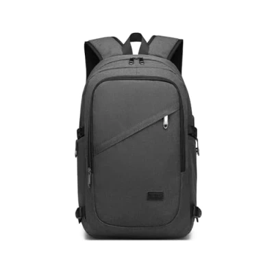 Image of Kono Travel Laptop Backpacks College Backpack for School Anti Theft 15.6 inch Rucksack with USB Charging Port Lightweight Computer Business Work Bag Men and Women (Dark Gray)