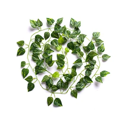 Image of Best Artificial (TM 200cm / 7ft Ivy Garland Hanging Vine String Plant (Teardrop IL12)