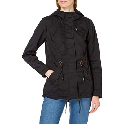 Image of ONLY Onllorca Parka, Women&#039;s, Size: Small, Black