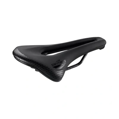 Image of Selle San Marco Shortfit 2.0 Comfort Dynamic Saddle: Black/Black L3