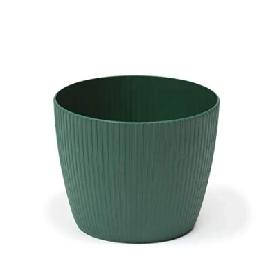 Image of Flowerpot Herb Plant Flower pot Magnolia Jumper Windowsill Holder Balcony Garden Container Organizer box decor Mix! Match! Play! (Ø 160mm H 130mm, Avocado)
