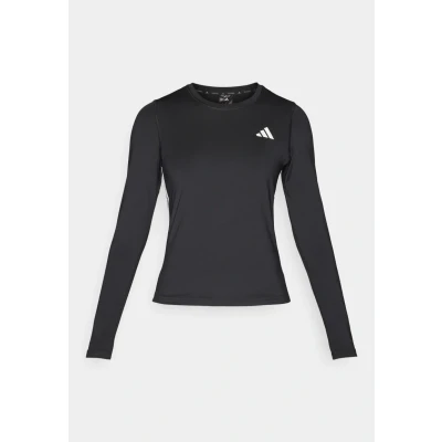 Image of adidas Performance Train Essentials Long Sleeve 3STRIPES Workout sleeved top, Women&#039;s, Size: XS, Black/white