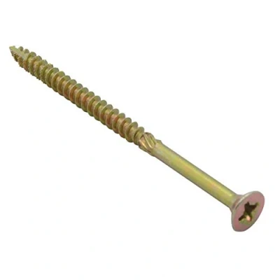 Image of Spectre Advanced Multi purpose Woodscrews 5.0 x 100mm Zinc Yellow Passivated Box 100
