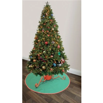 Image of Garland Christmas Tree Floor Protector Mat Green/Red