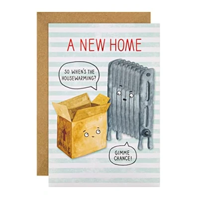 Image of Hallmark New Home Card Funny House Warming Design